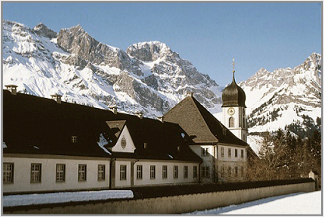 Benedictine Abbey of Engelberg, Switzerland.  Photo by Ronald Davis
